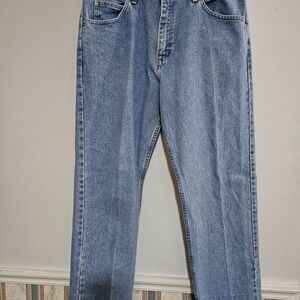 Mens Wrangler Five Star Medium Stonwash Straight Leg Jeans Size 36x30